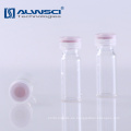 Frascos de hplc de vidrio transparente de 11mm para Agilent Autosampler